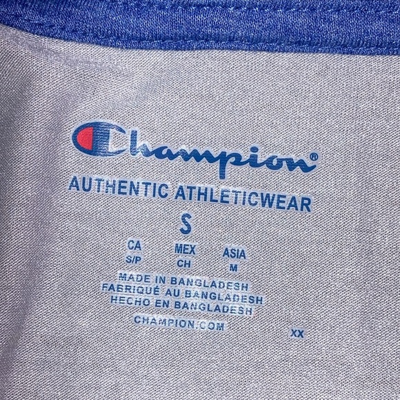 EUC University Florida Gators Champion Adult Hooded T-Shirt Small Gray & Blue - Picture 3 of 9